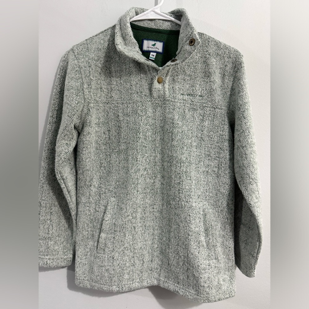 Properly Tied Boys Upland Pullover Youth M